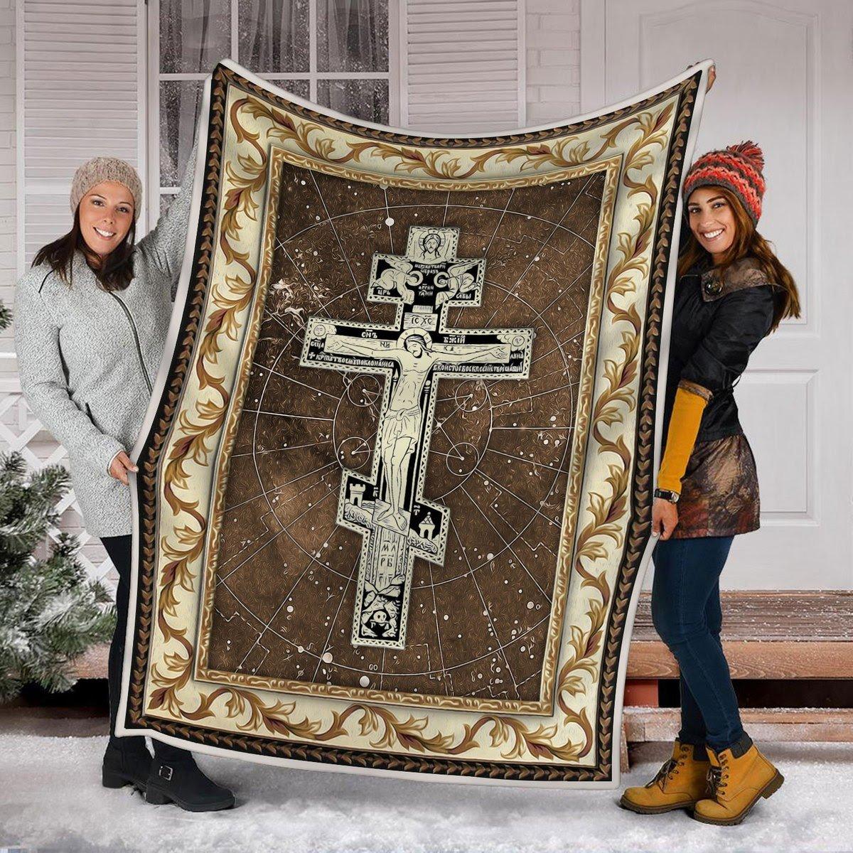 Blanket Eastern Orthodox Cross - DucG