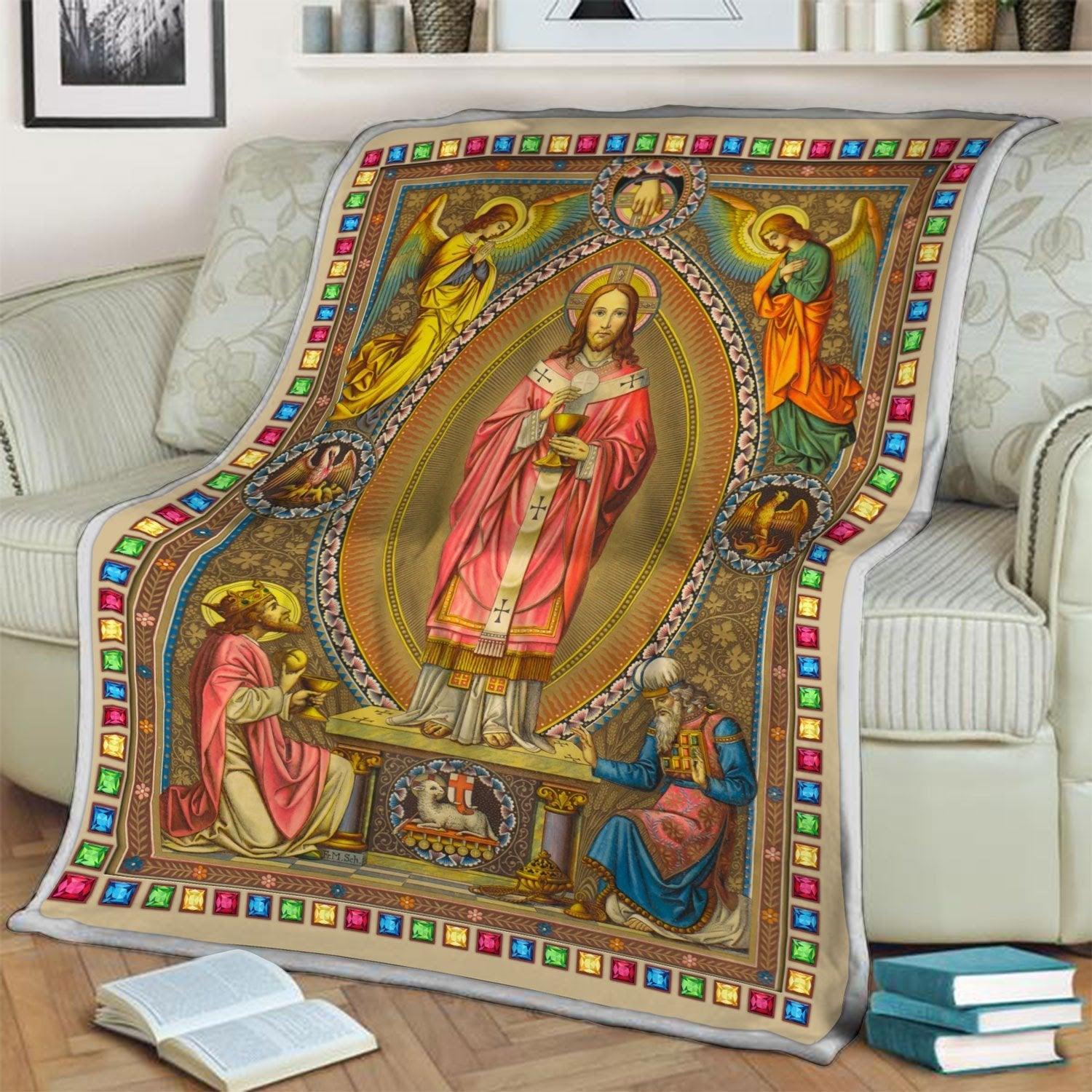 Blanket Eastern Orthodox Jesus - DucG