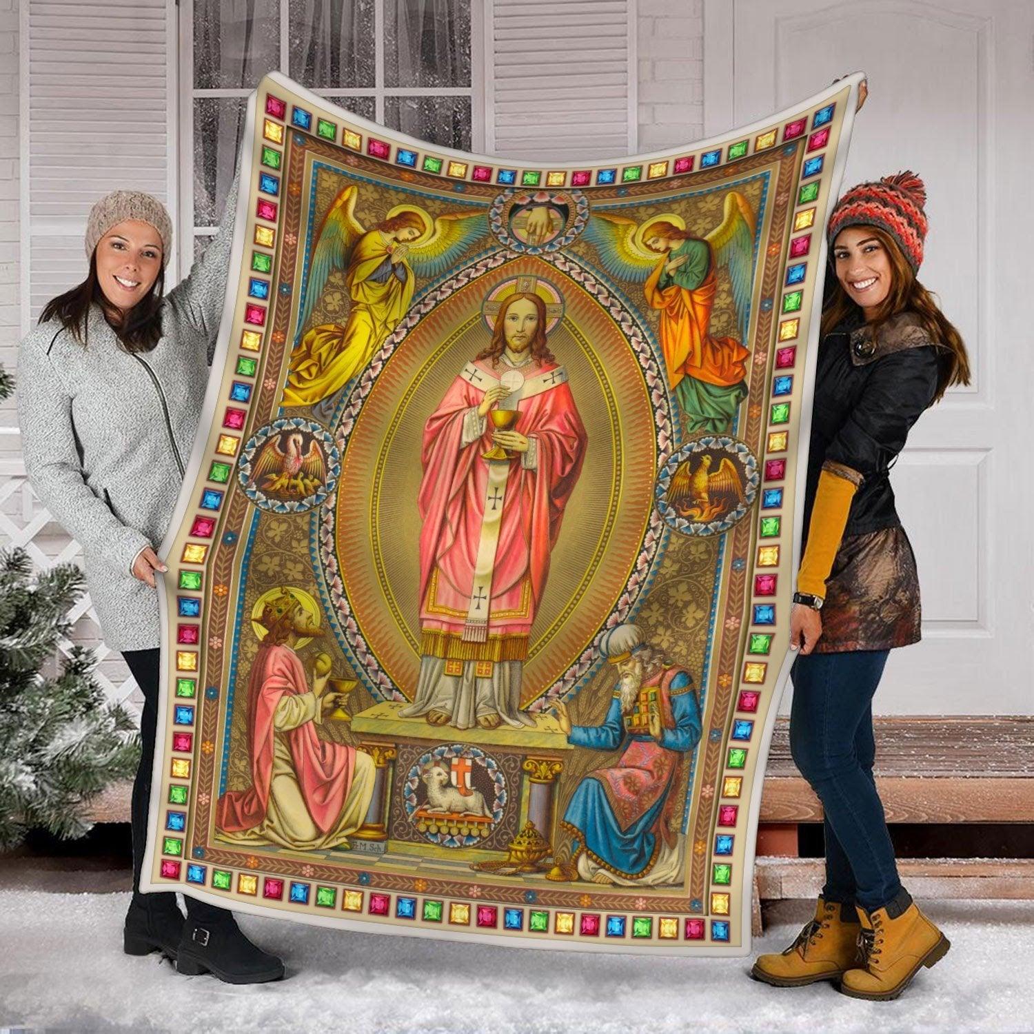 Blanket Eastern Orthodox Jesus - DucG