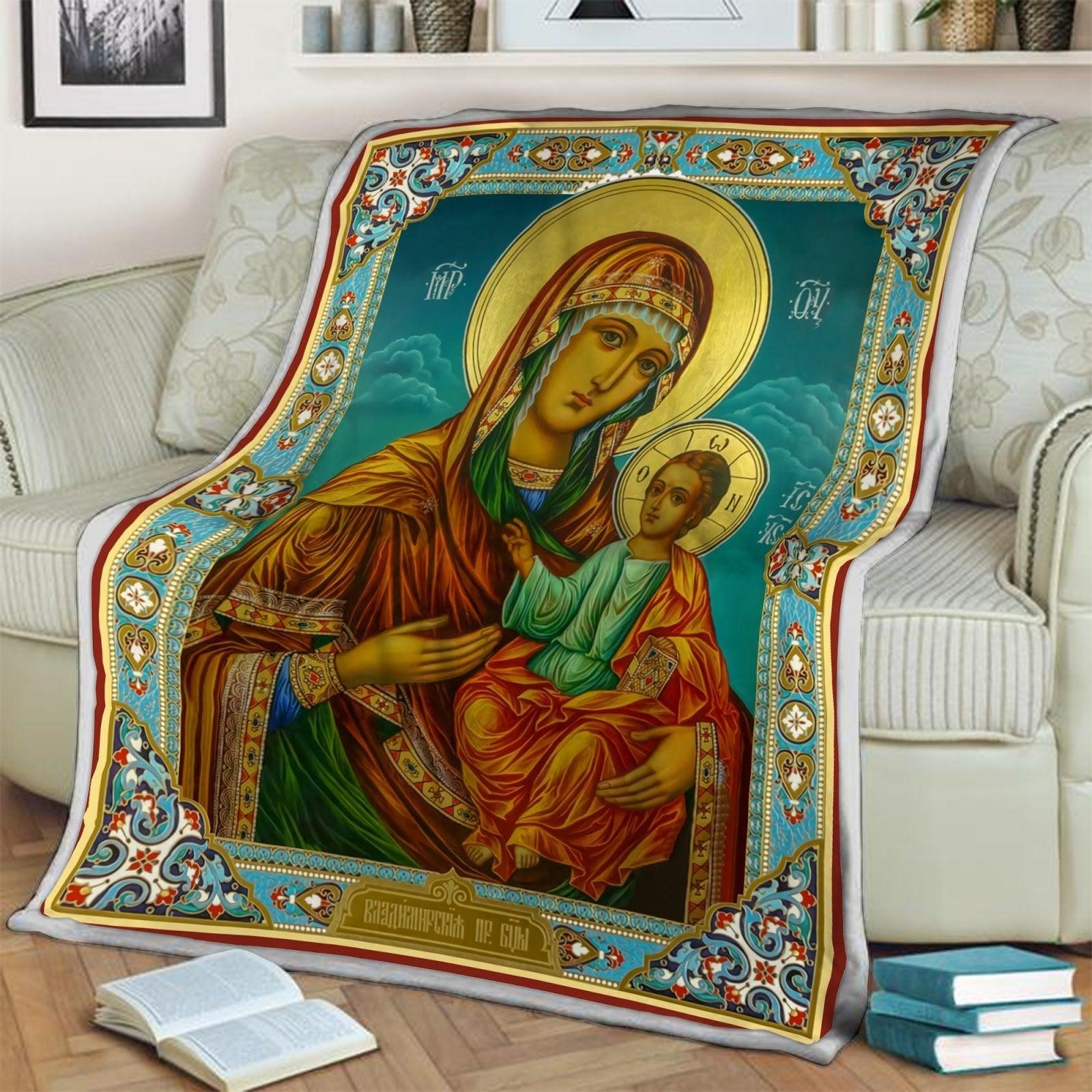 Blanket Eastern Orthodox Mary - DucG