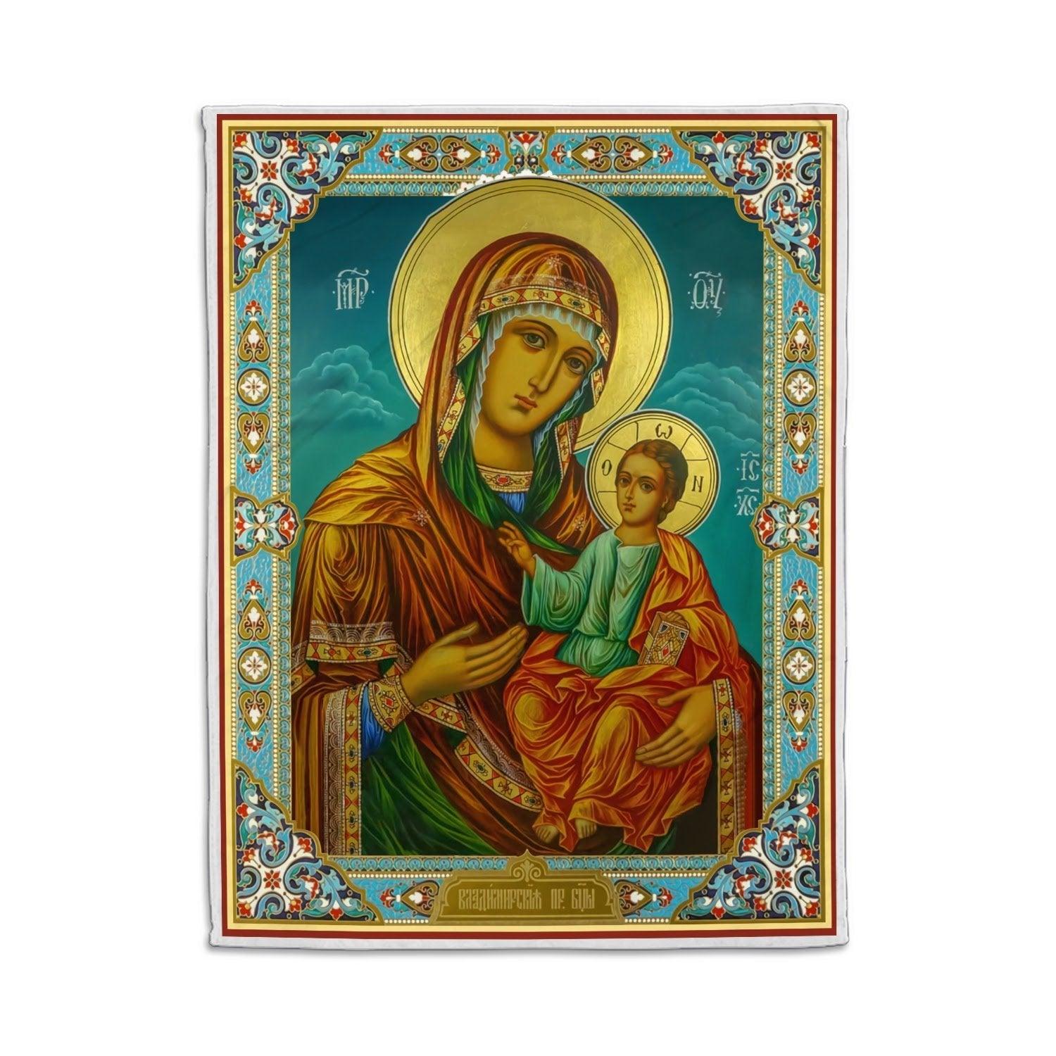 Blanket Eastern Orthodox Mary - DucG