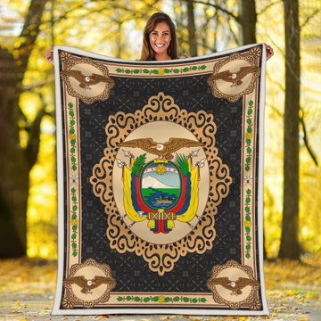 Blanket Ecuador Coat Of Arms - DucG
