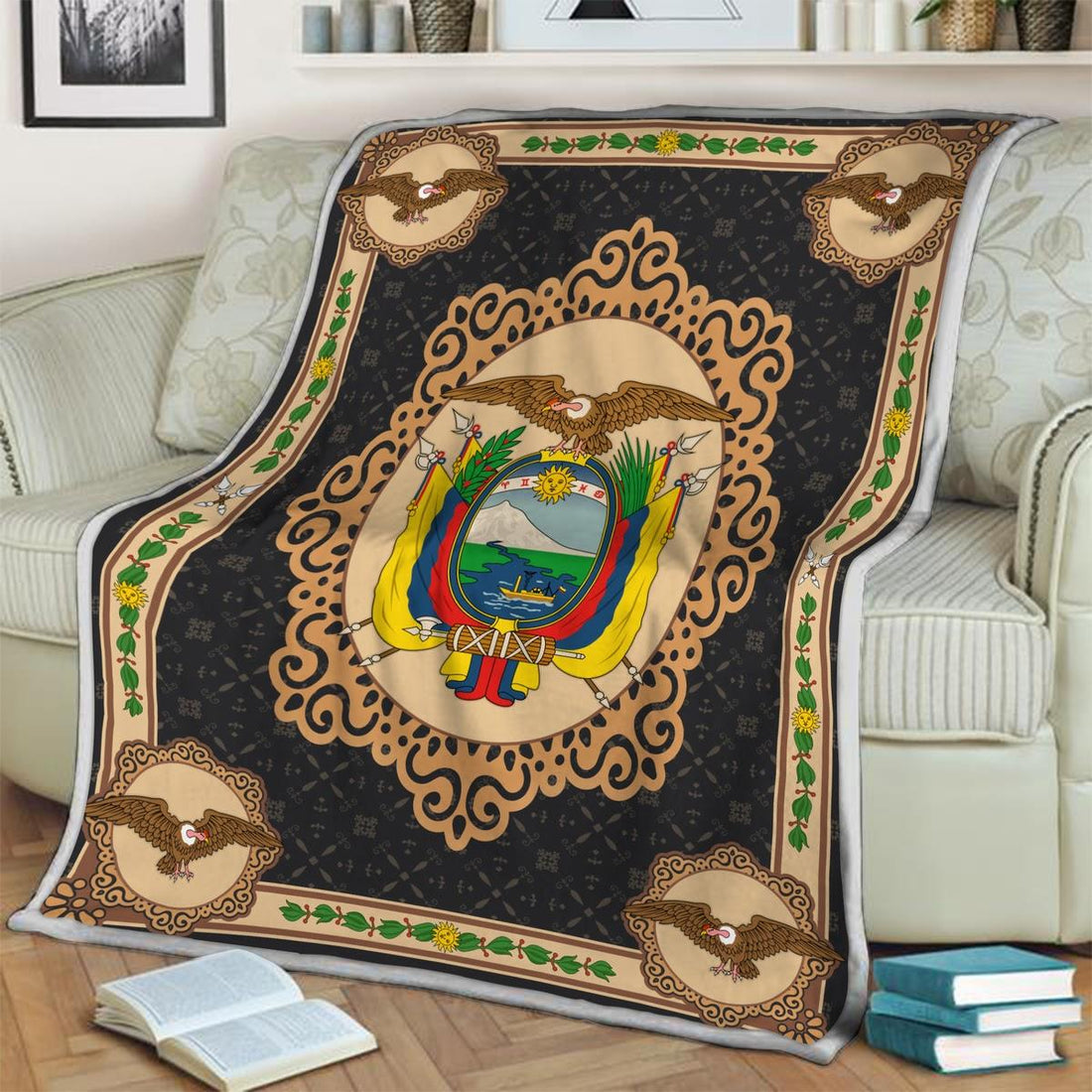 Blanket Ecuador Coat Of Arms - DucG