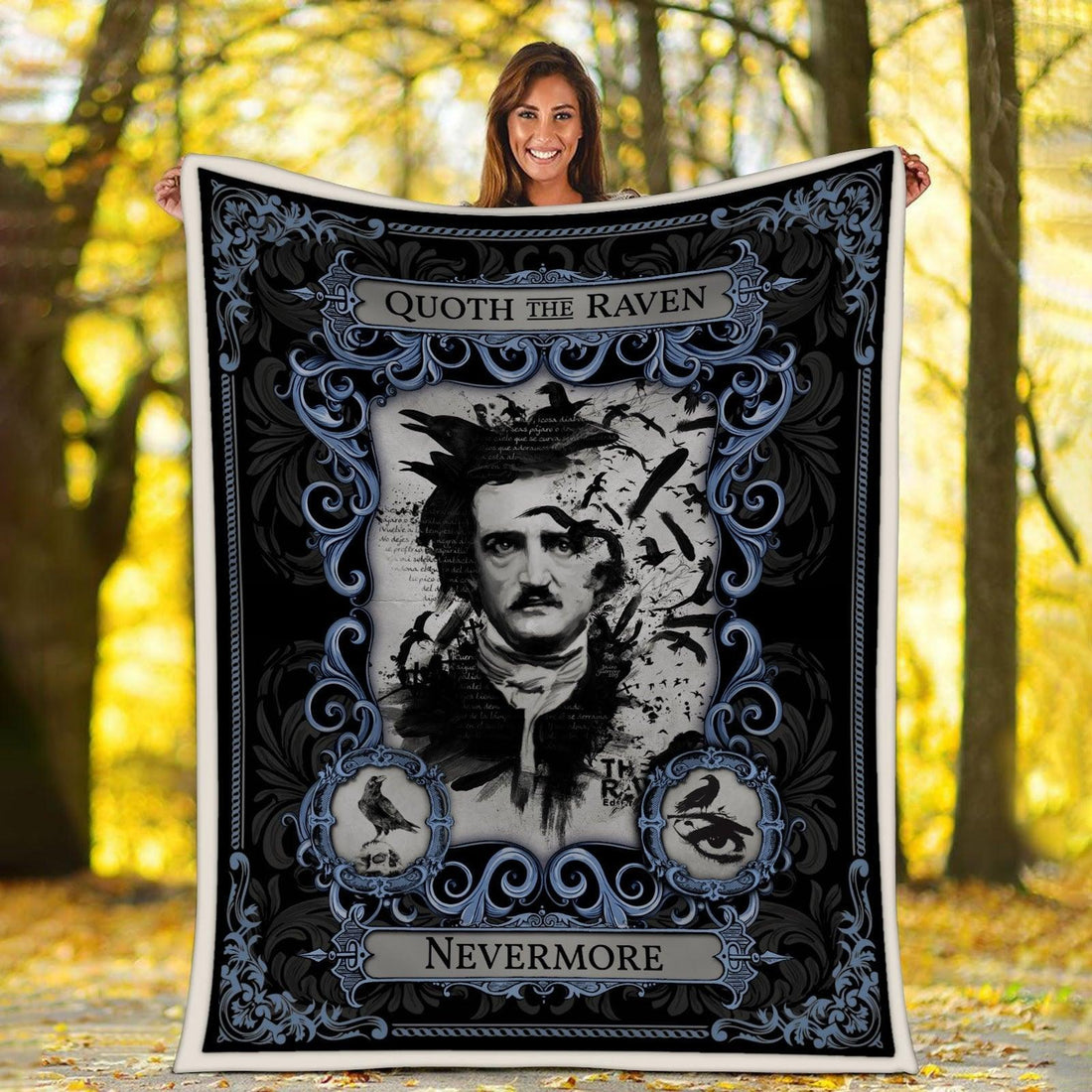 Blanket Edgar Allan Poe The Raven - DucG