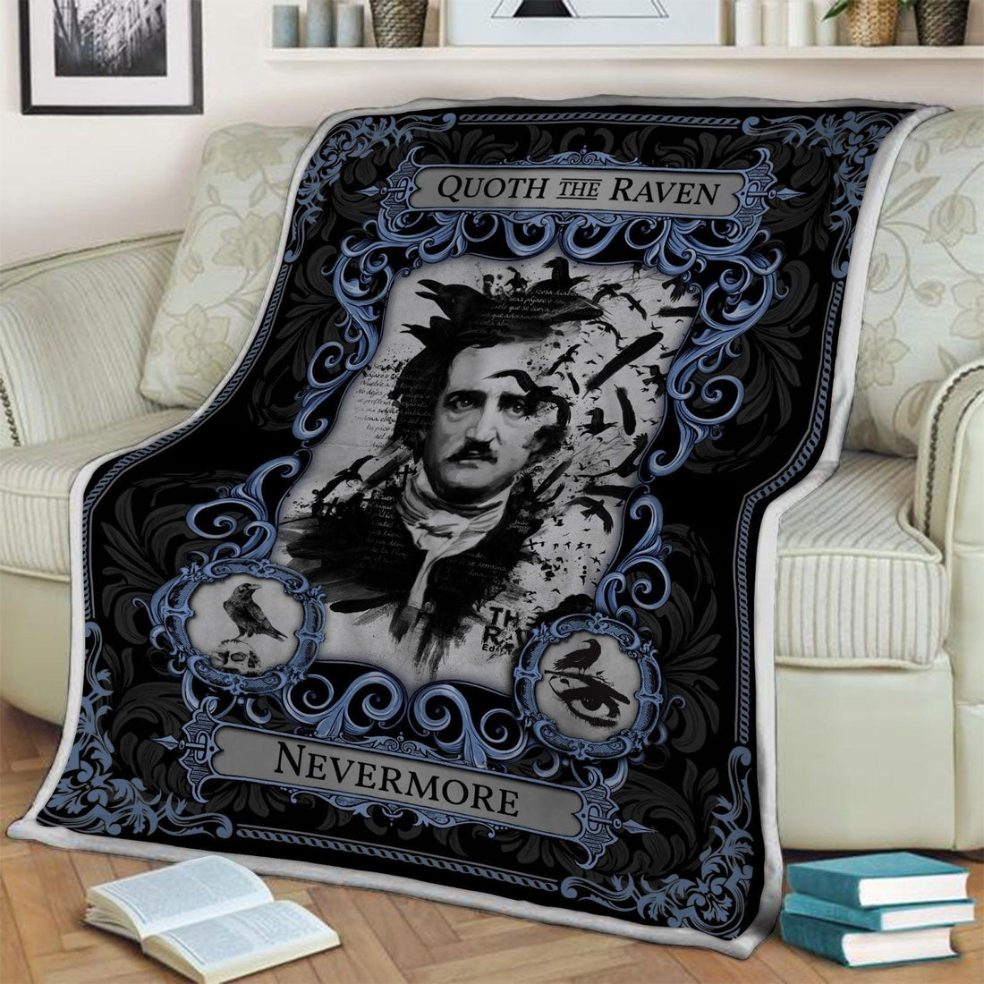 Blanket Edgar Allan Poe The Raven - DucG