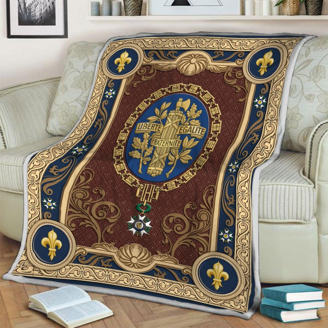 Blanket French Coat Of Arms - DucG