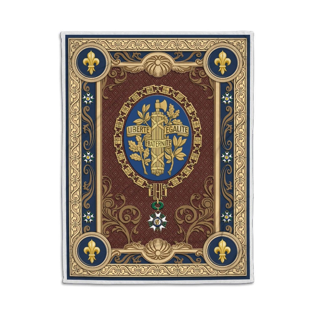 Blanket French Coat Of Arms - DucG
