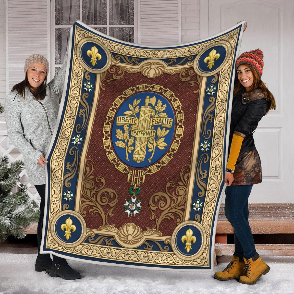 Blanket French Coat Of Arms - DucG