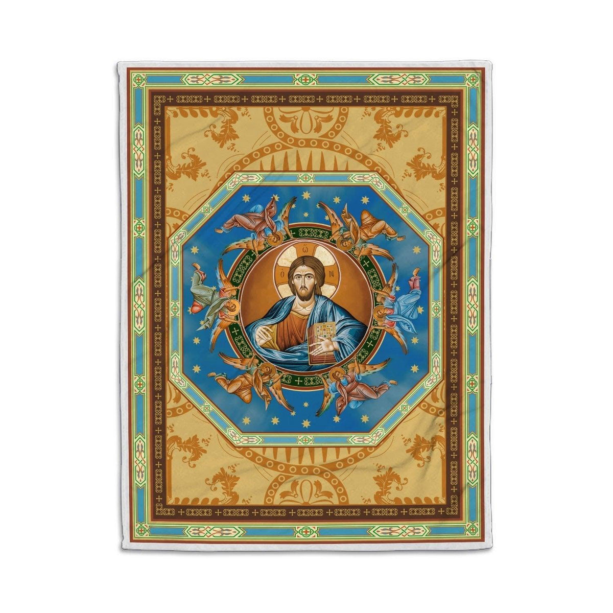 Blanket Jesus Christ Eastern Orthodox - DucG