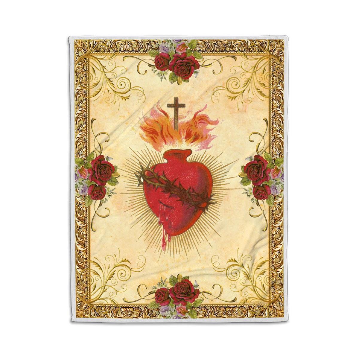 Blanket Jesus Heart - DucG