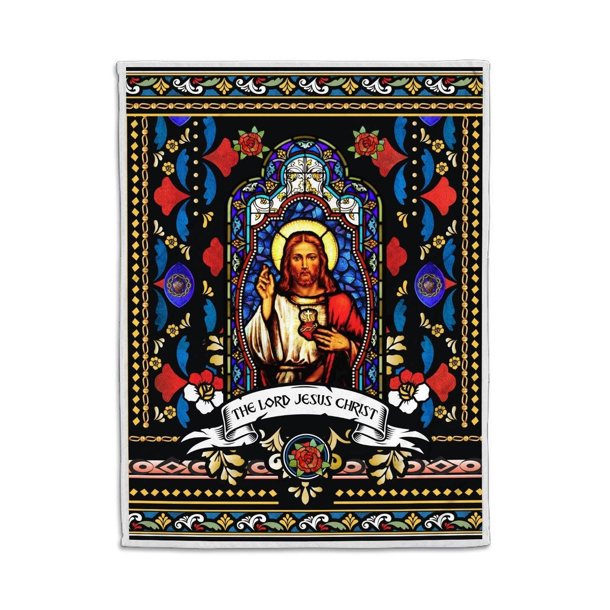 Blanket Jesus The Lord Jesus Christ Stained - DucG