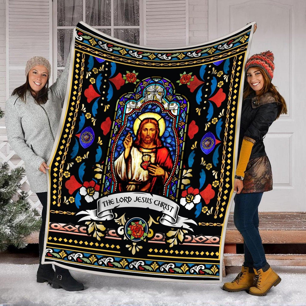 Blanket Jesus The Lord Jesus Christ Stained - DucG