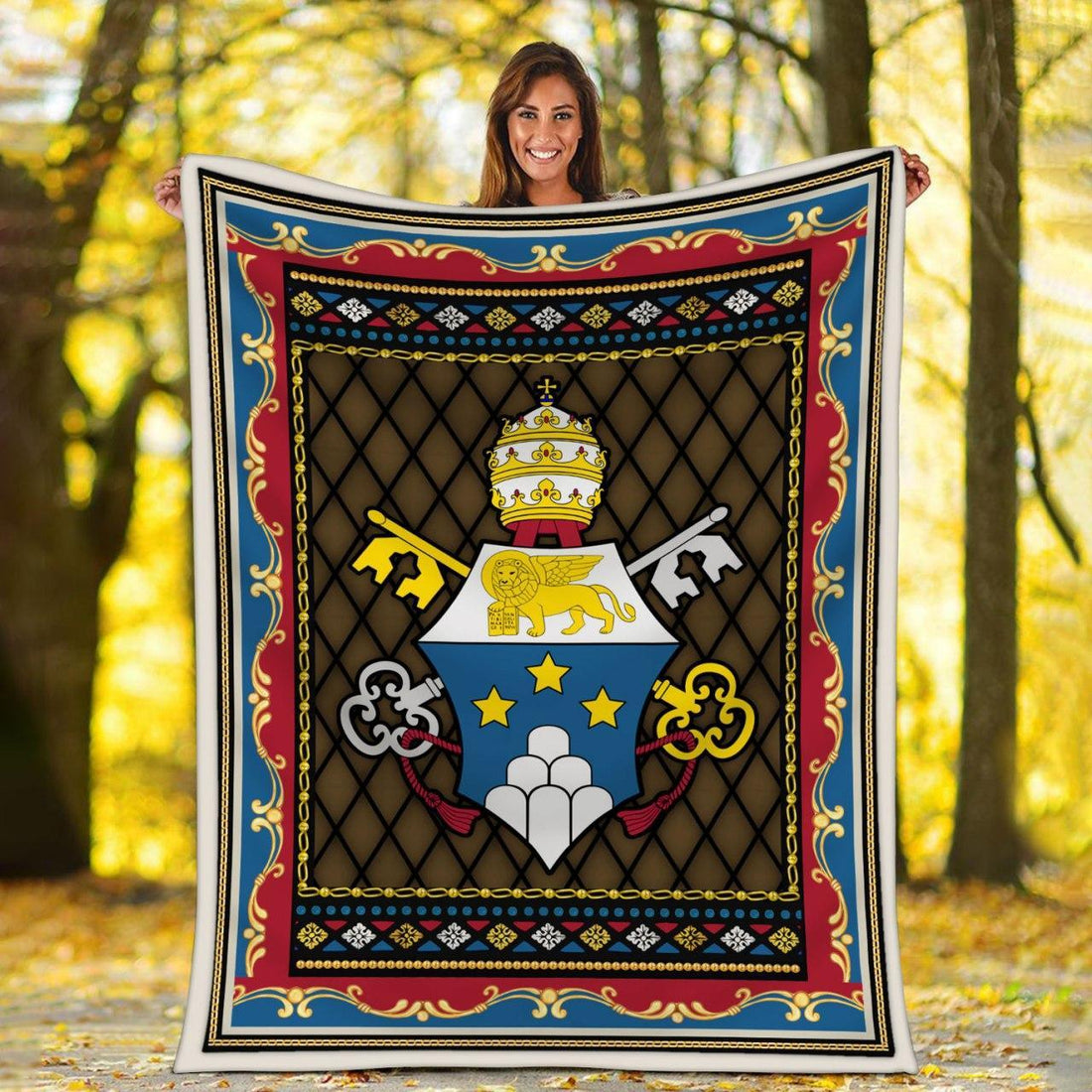 Blanket John Paul I Coat Of Arms - DucG