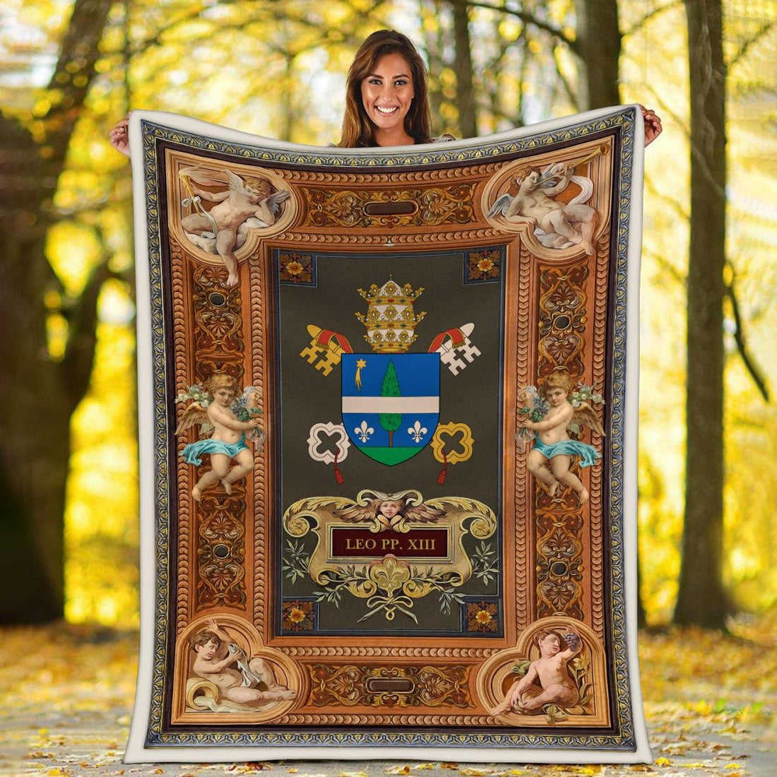 Blanket Leo XIII Coat Of Arms - DucG