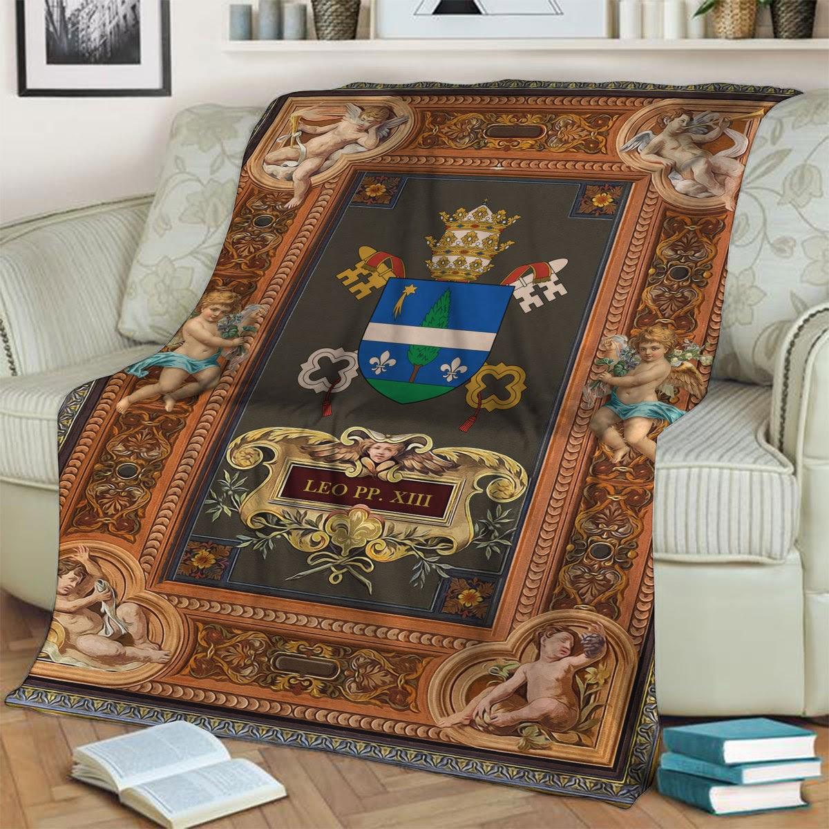Blanket Leo XIII Coat Of Arms - DucG