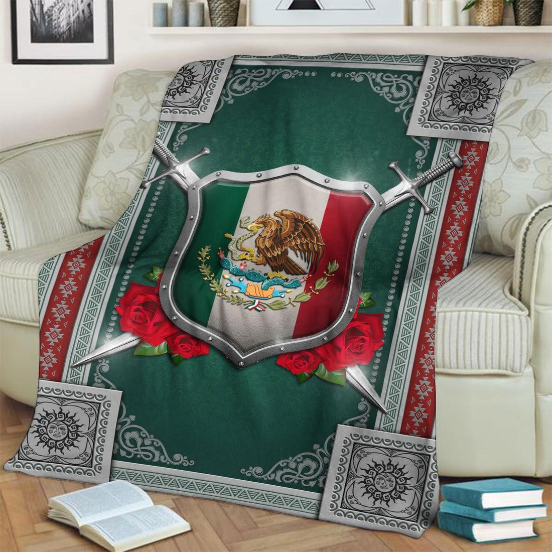 Blanket Mexico Coat of Arms - DucG