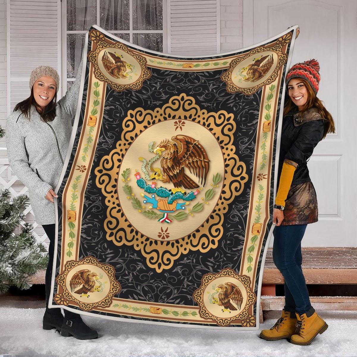 Blanket Mexico Coat Of Arms - DucG