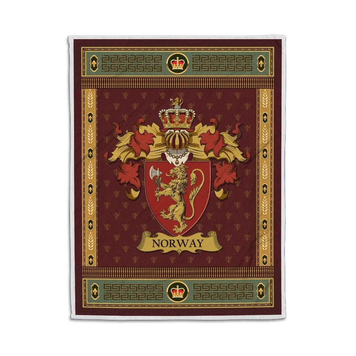 Blanket Norway Coat Of Arms - DucG