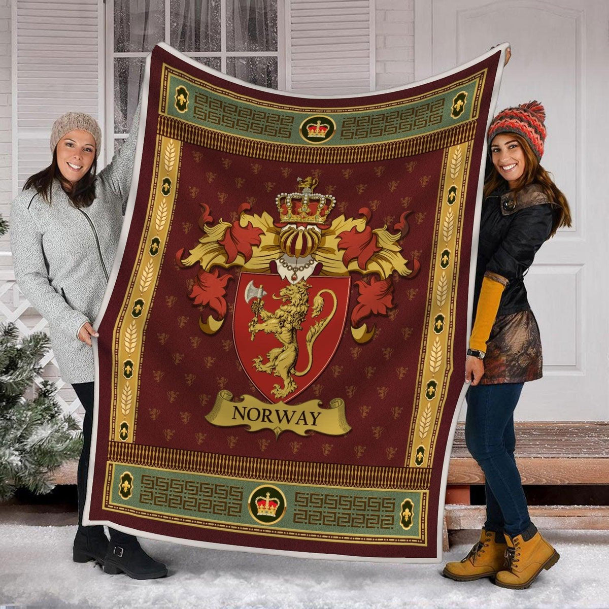 Blanket Norway Coat Of Arms - DucG