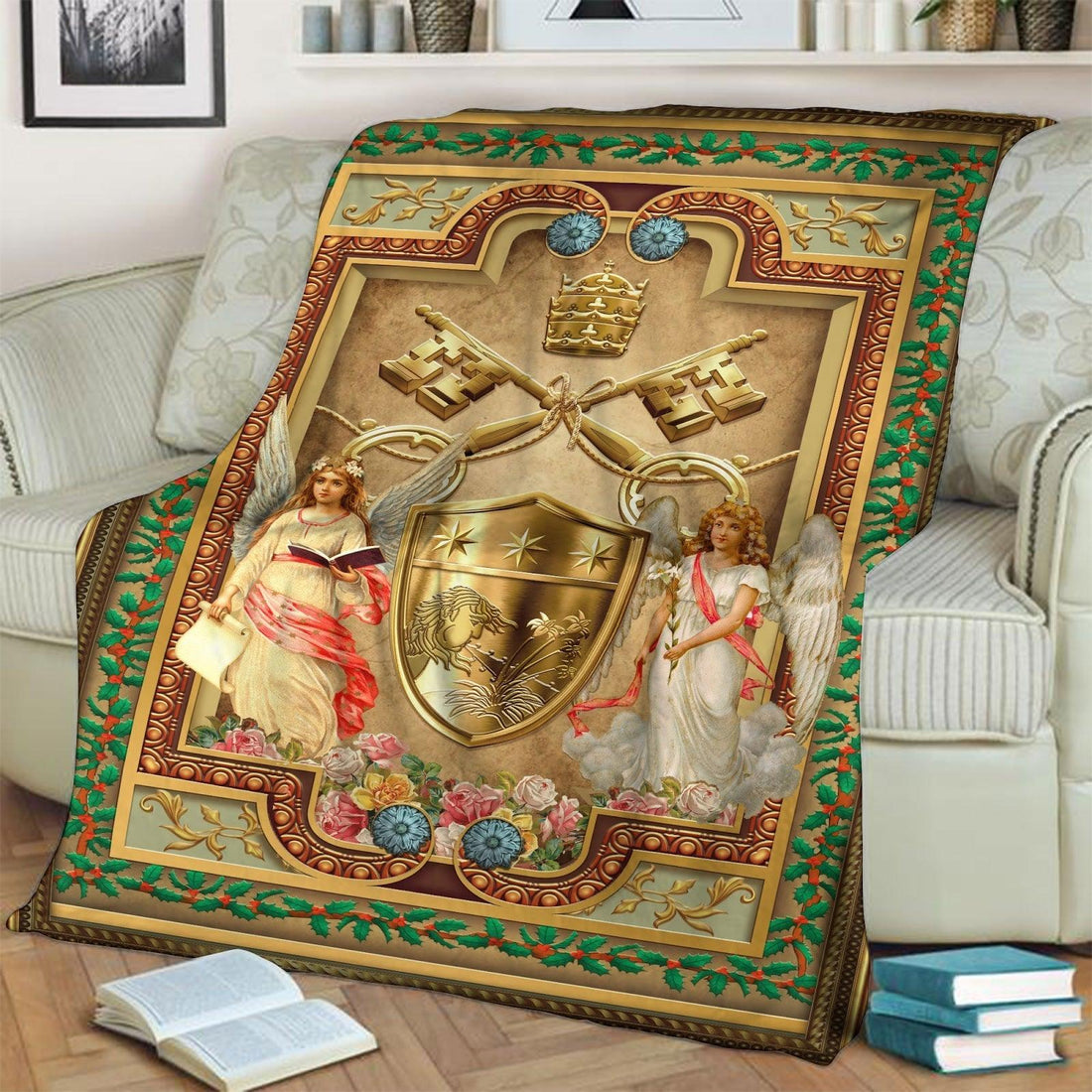 Blanket Pius VI Coat Of Arms - DucG