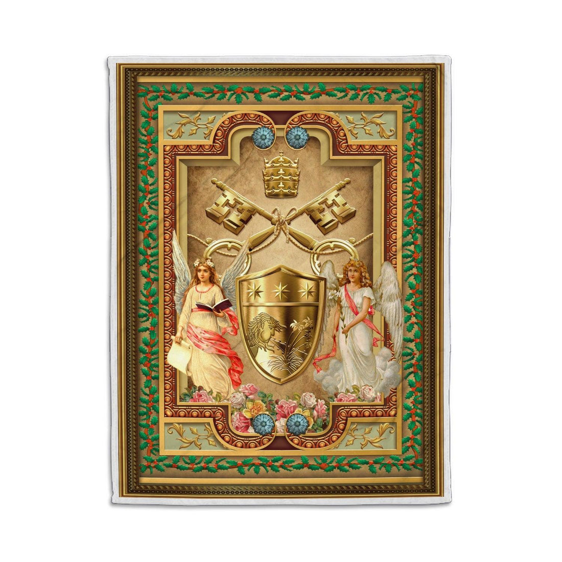 Blanket Pius VI Coat Of Arms - DucG