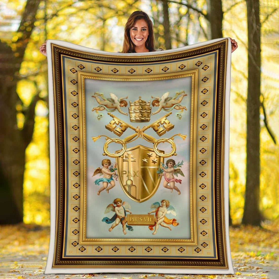 Blanket Pius VII Coat of Arm - DucG