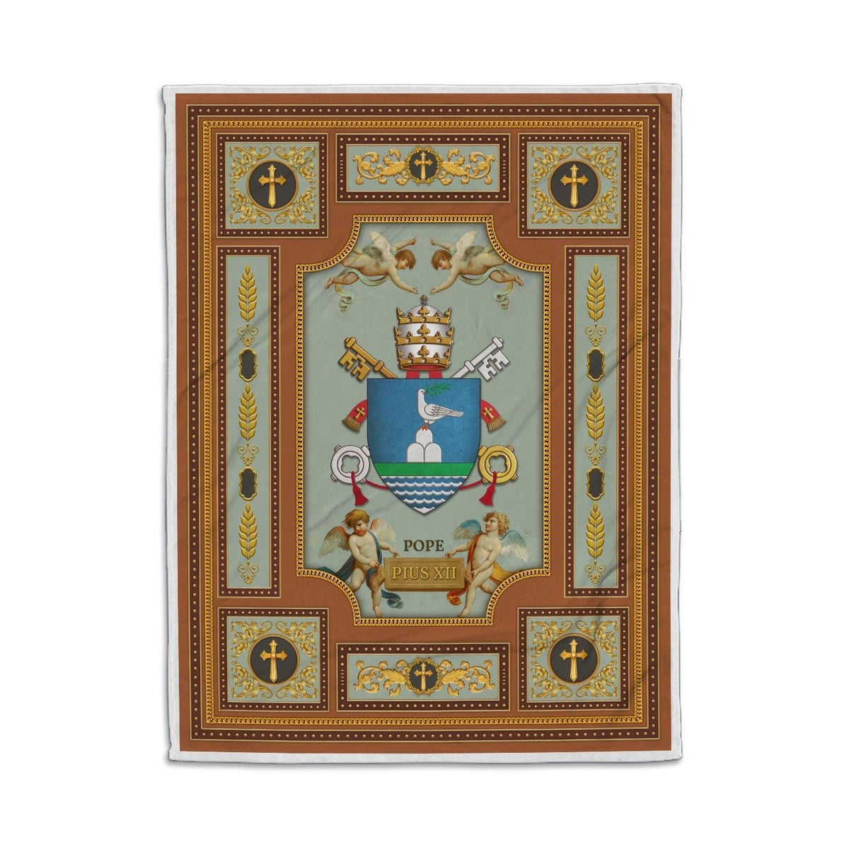 Blanket Pope Francis Coat Of Arms - DucG