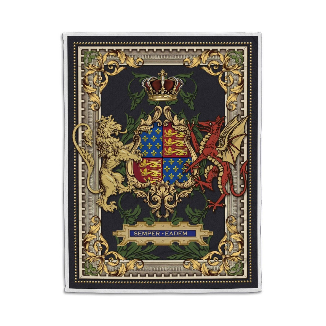 Blanket Queen Elizabeth I Coat of Arms - DucG