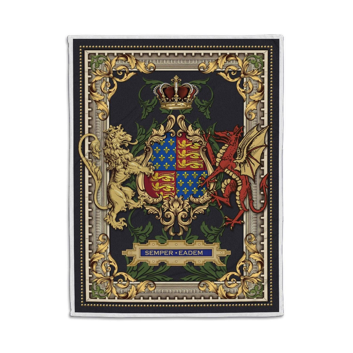 Blanket Queen Elizabeth I Coat of Arms - DucG