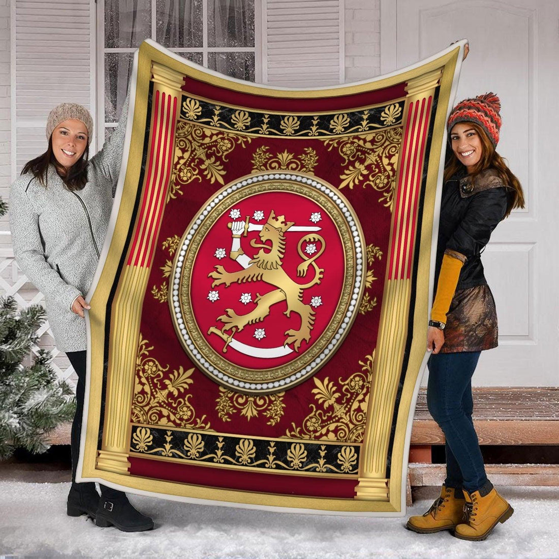 Blanket Republic of Finland Coat of Arms - DucG