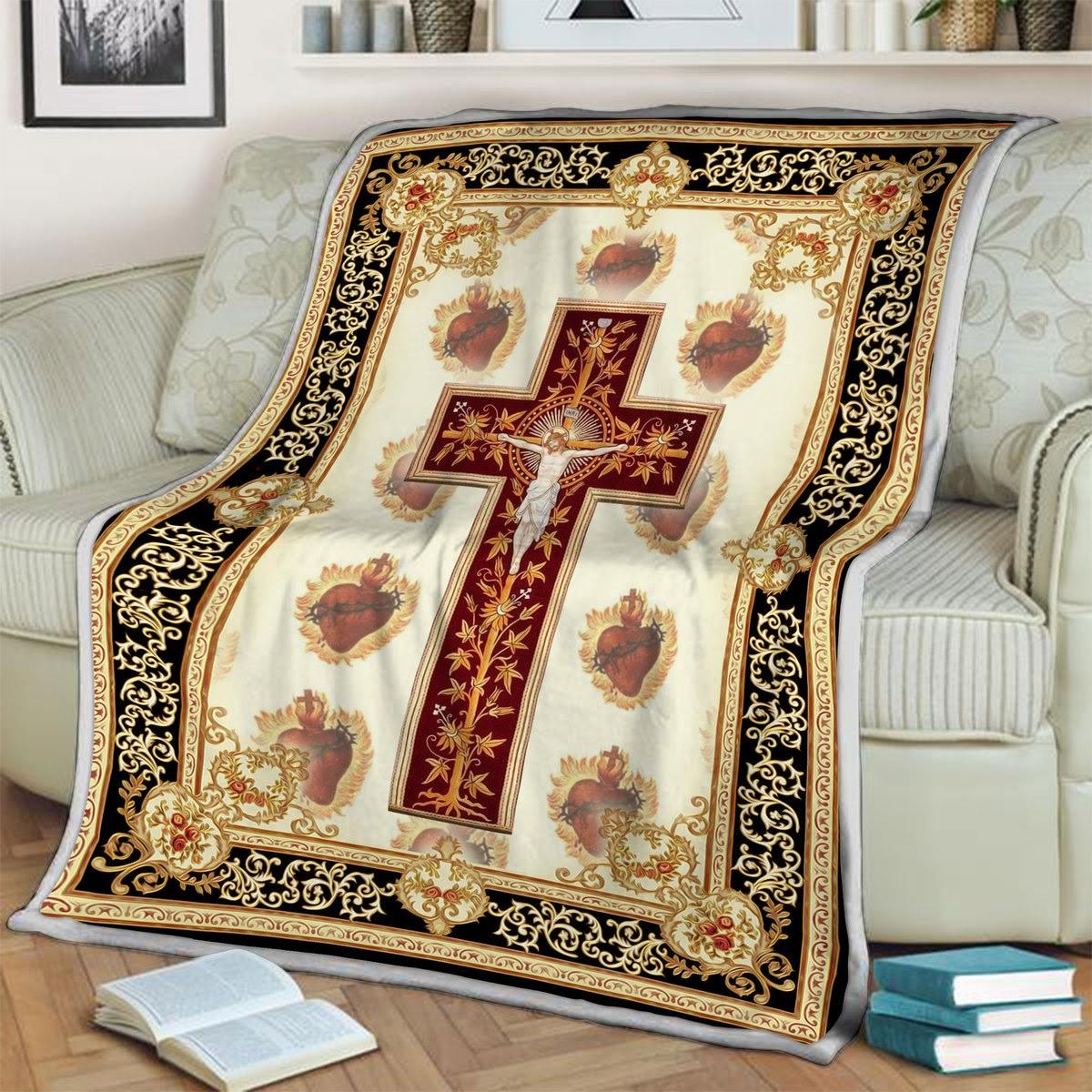 Blanket Sacred Heart Of Jesus - DucG