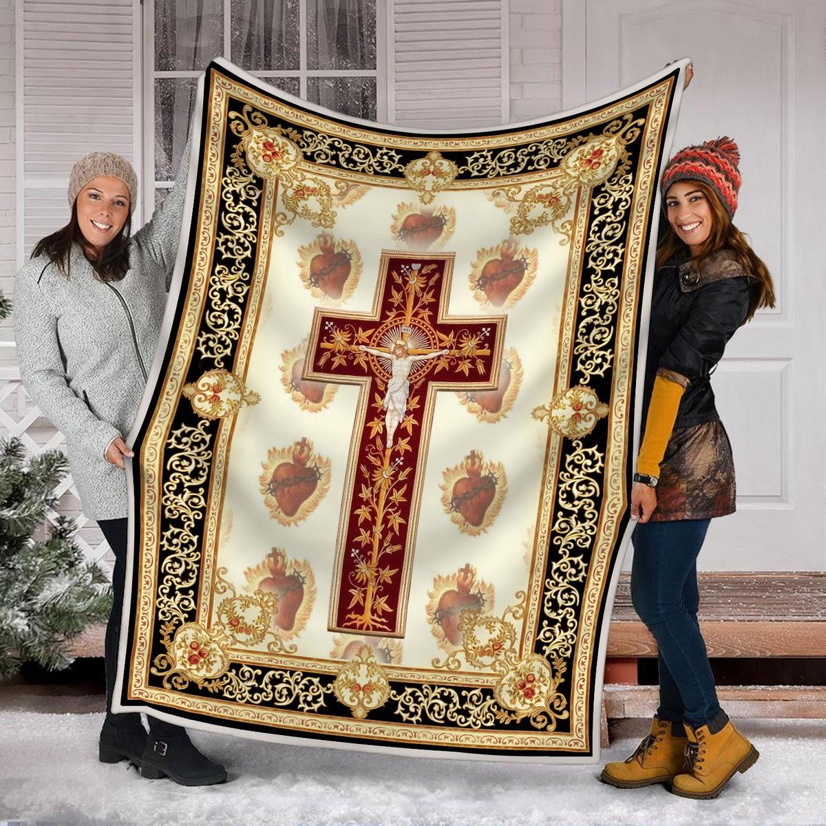 Blanket Sacred Heart Of Jesus - DucG