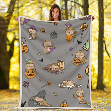 Blanket Sloth Halloween - DucG