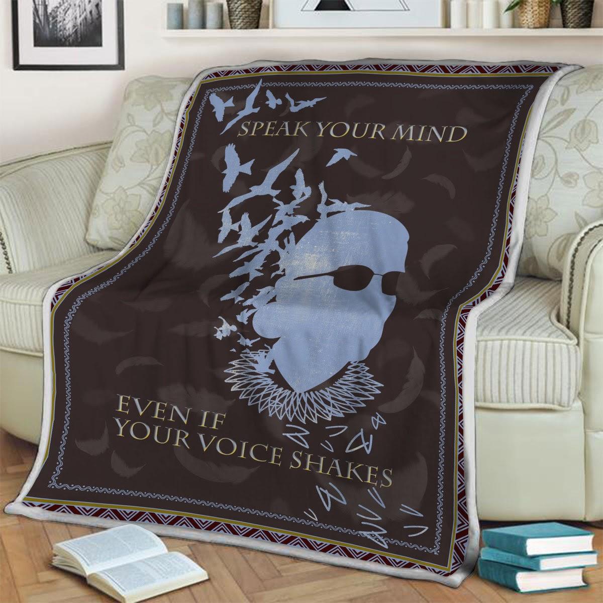 Blanket Speak Your Mind Even If Your Voice Shakes - DucG