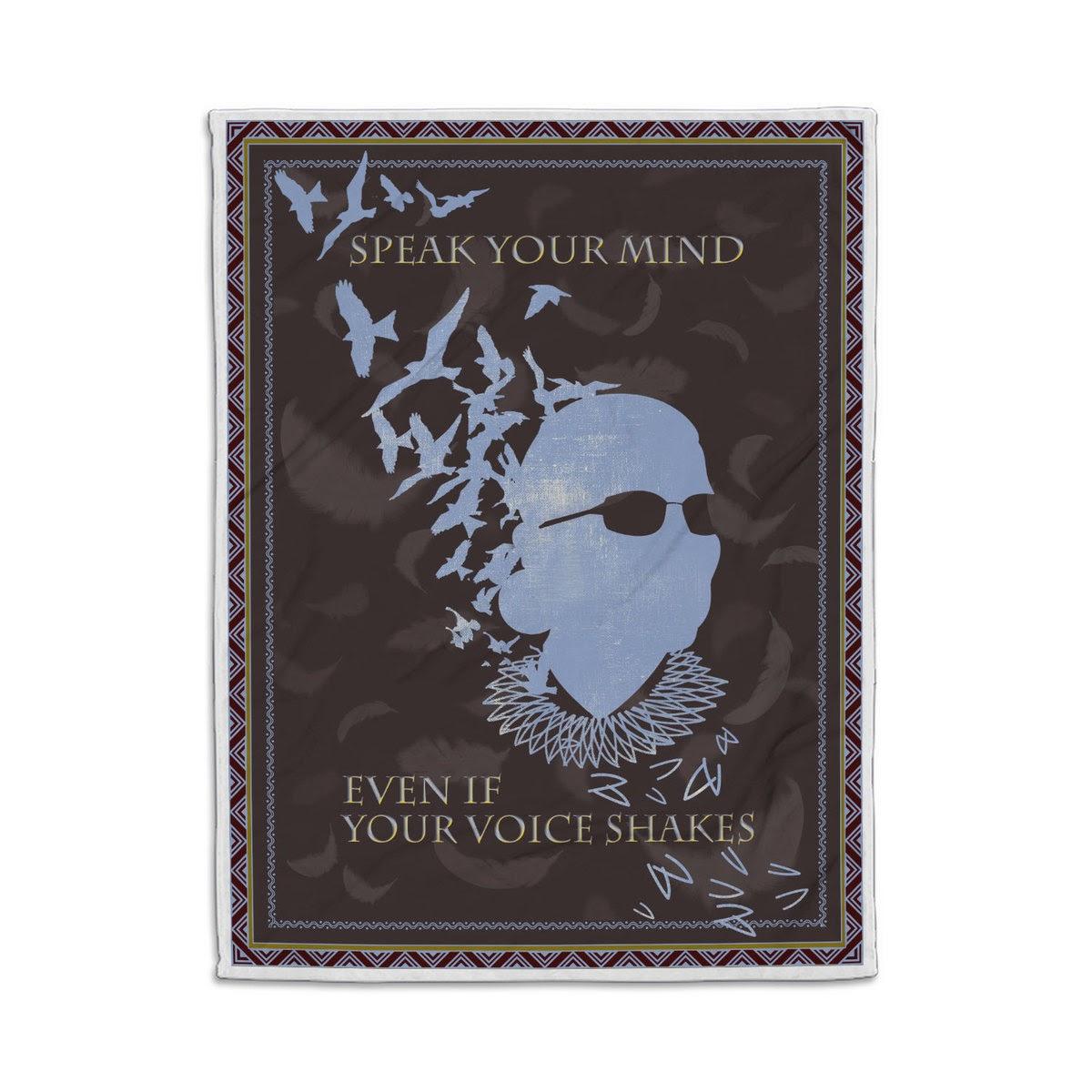 Blanket Speak Your Mind Even If Your Voice Shakes - DucG