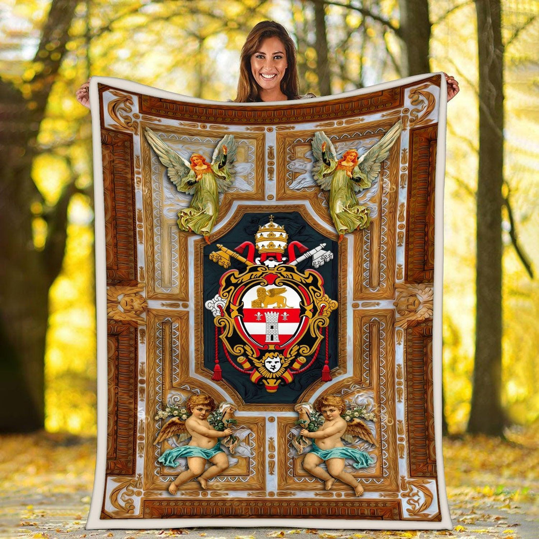 Blanket St John XXIII Coat of Arms - DucG