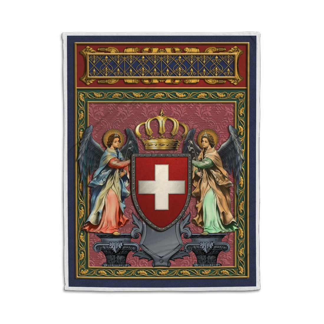 Blanket Switzerland Coat of Arms Fleece - DucG