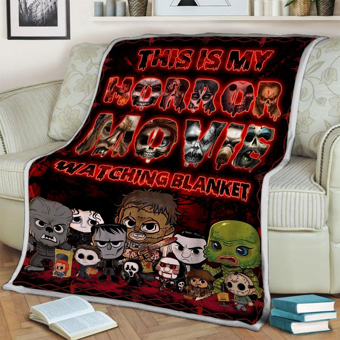 Blanket This Is My Horror Movie Watching - DucG