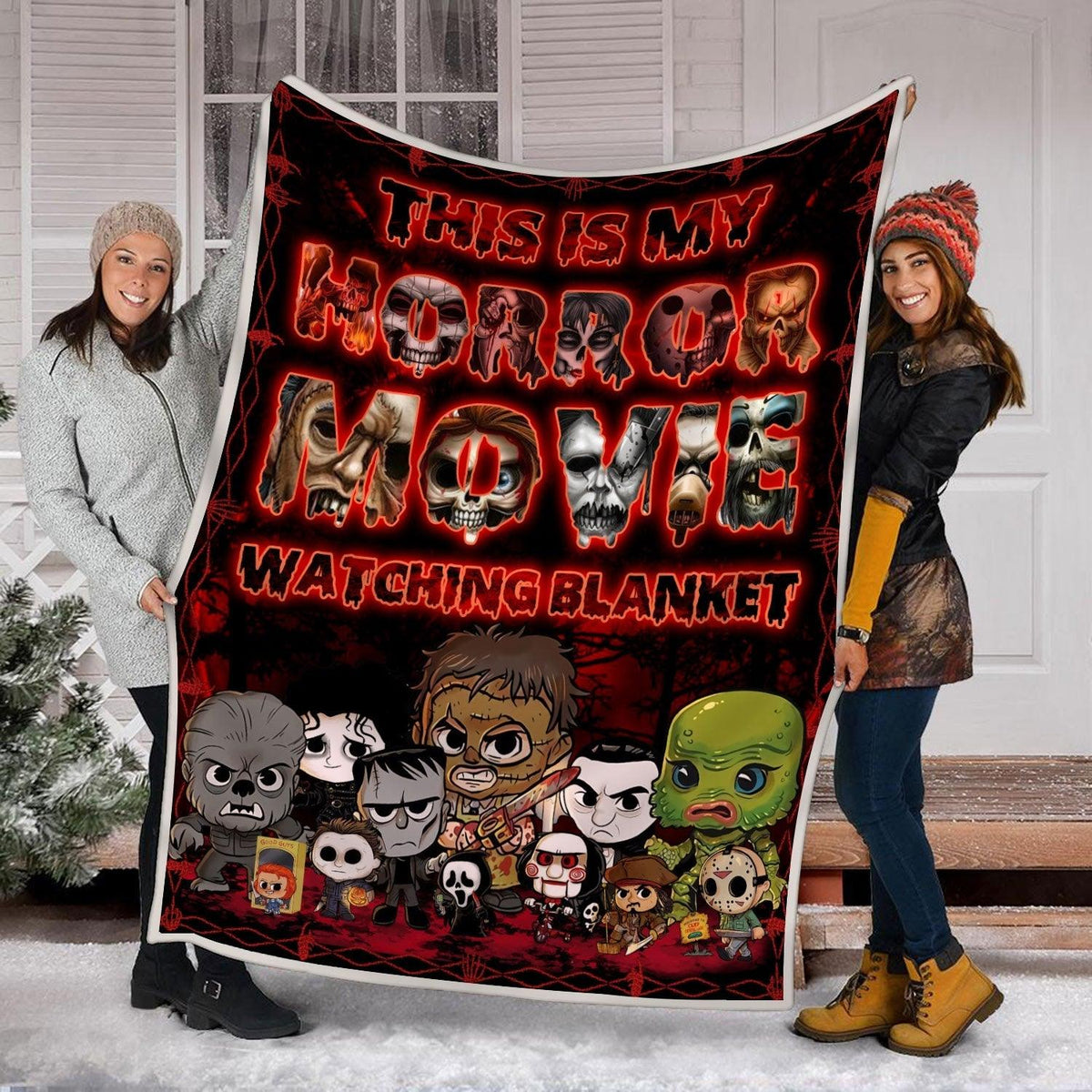 Blanket This Is My Horror Movie Watching - DucG