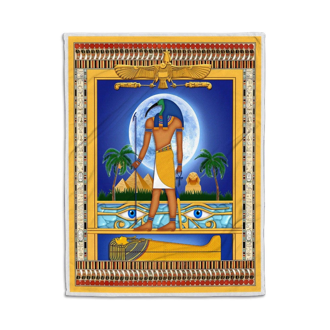 Blanket Thoth Egyptian God - DucG