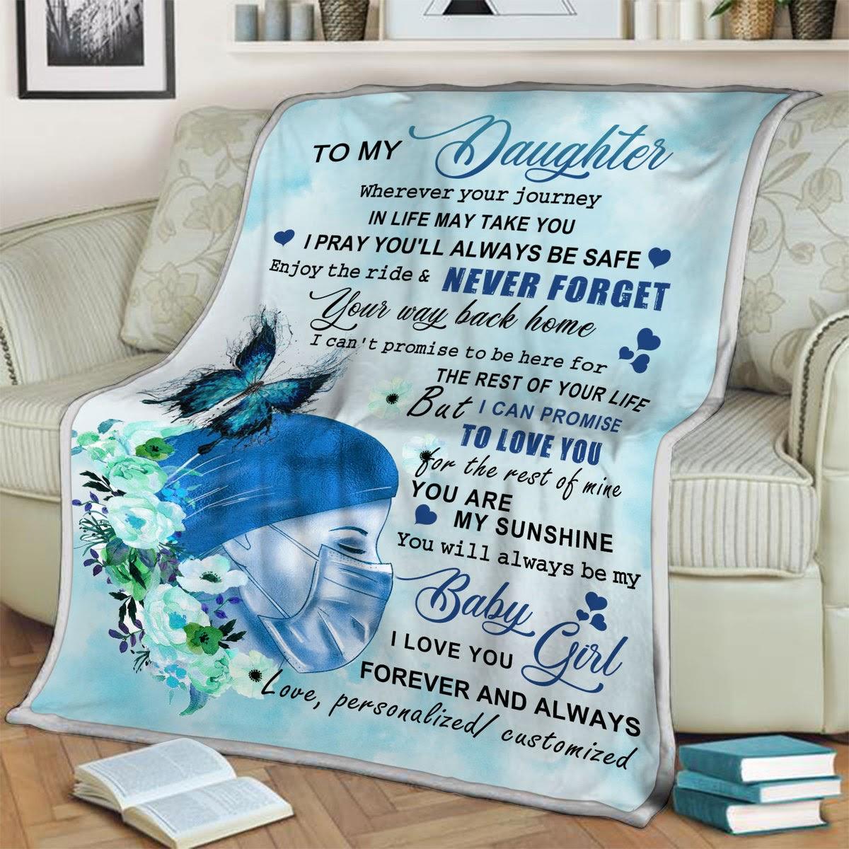Blanket To My Daughter Nurse - DucG
