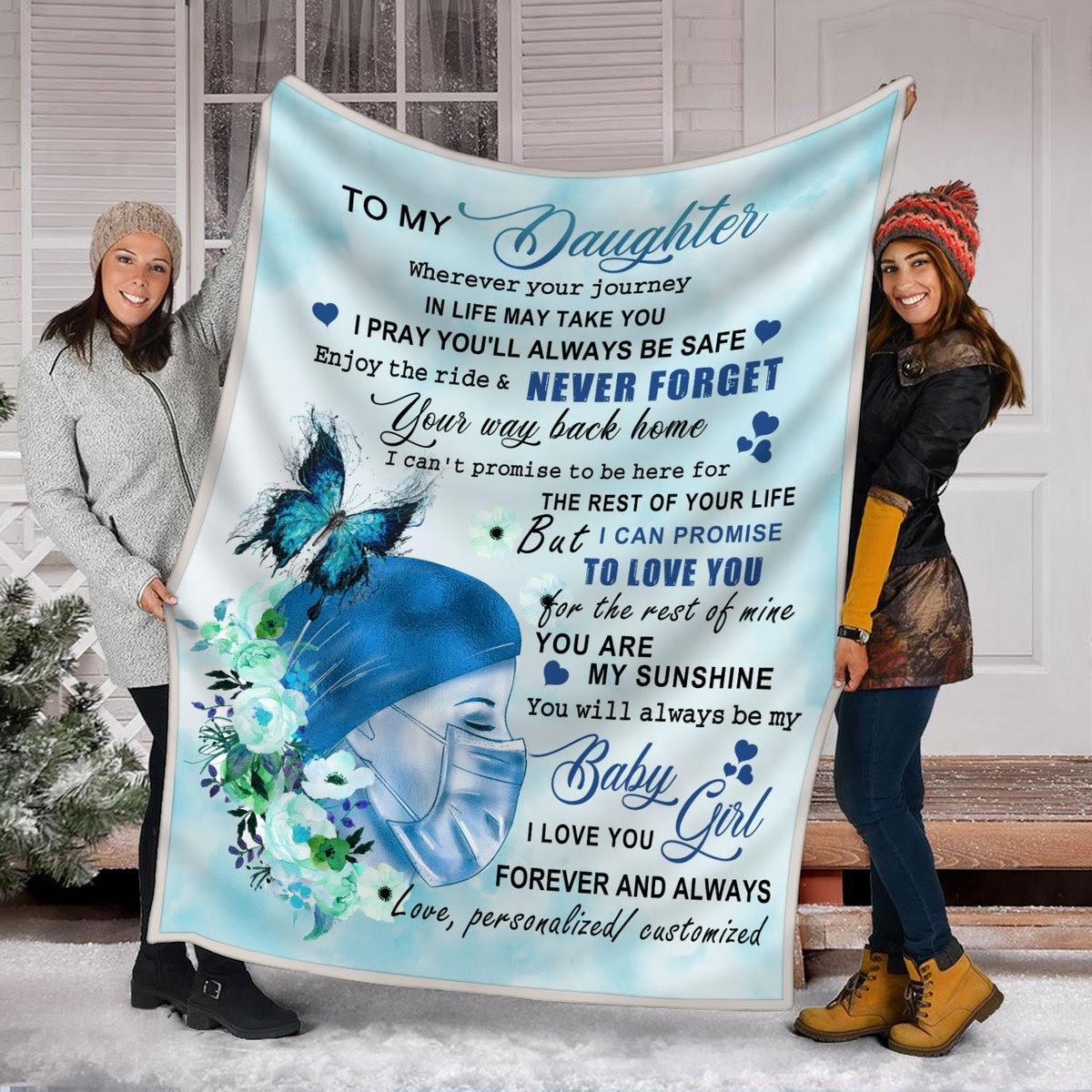 Blanket To My Daughter Nurse - DucG