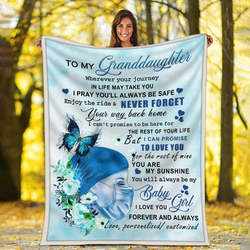 Blanket To My Granddaughter Nurse - DucG