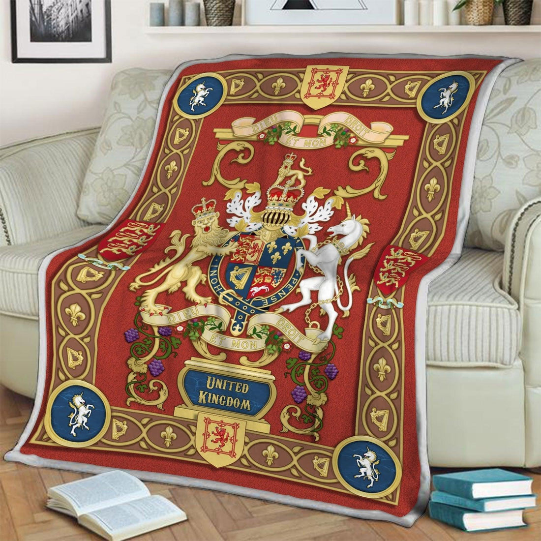 Blanket United Kingdom Coat of Arms - DucG