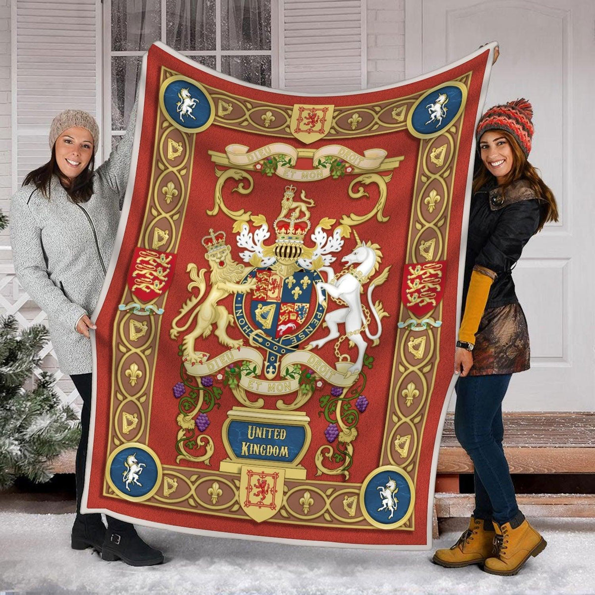 Blanket United Kingdom Coat of Arms - DucG