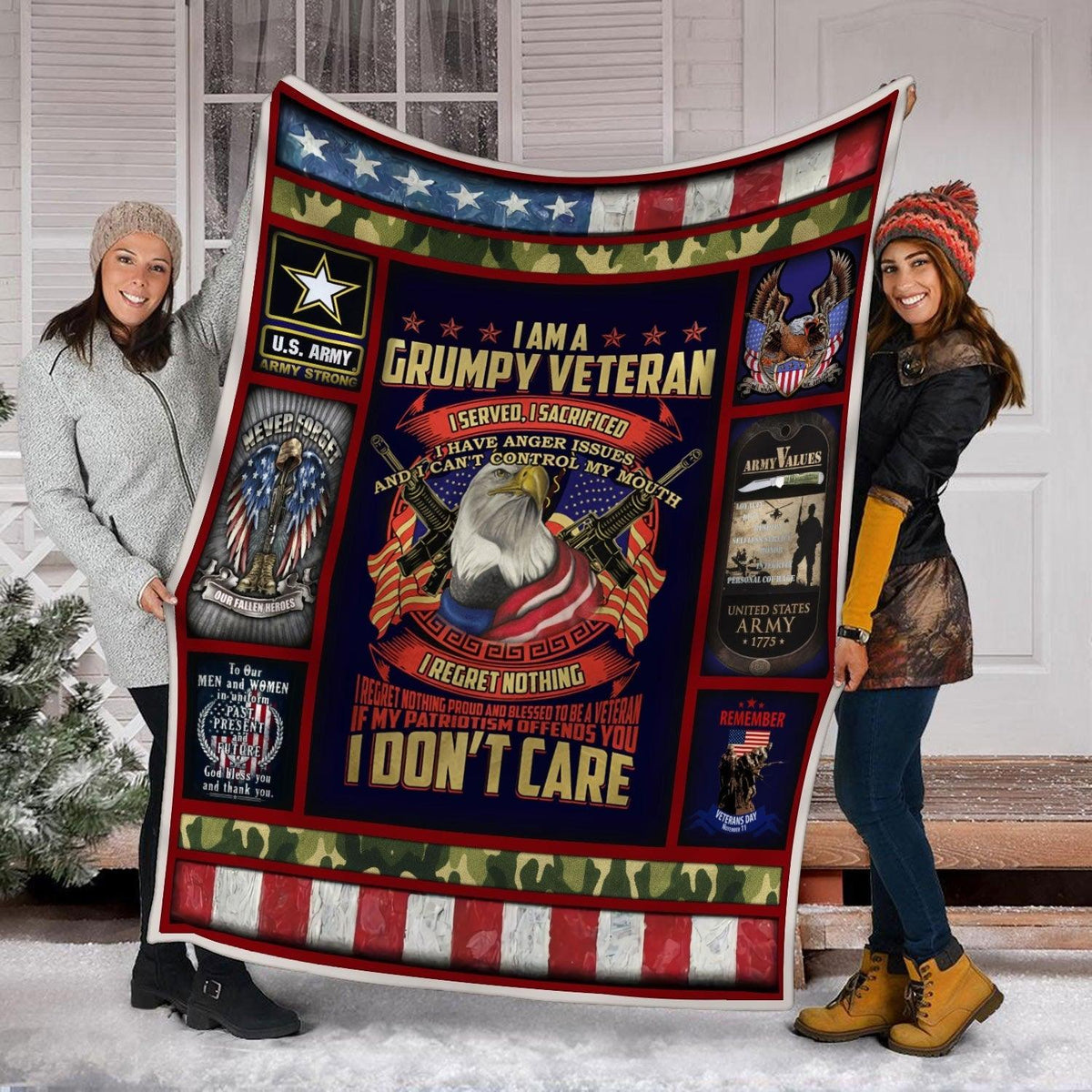Blanket US Navy Veterant - DucG