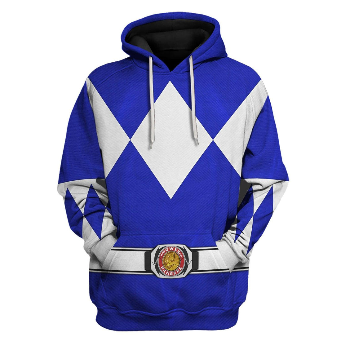 Blue Ranger Mighty Morphin Hoodies Sweatshirt T-shirt Hawaiian - Gearhomie.com