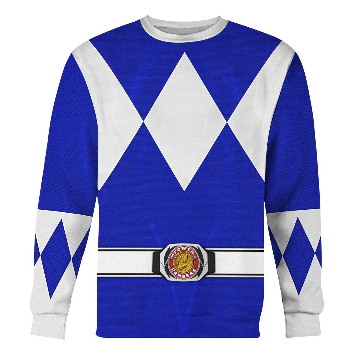 Blue Ranger Mighty Morphin Hoodies Sweatshirt T-shirt Hawaiian - Gearhomie.com