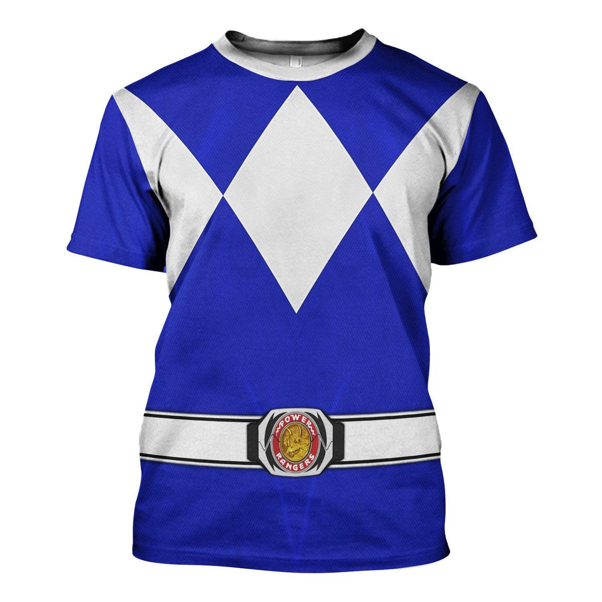 Blue Ranger Mighty Morphin Hoodies Sweatshirt T-shirt Hawaiian - Gearhomie.com