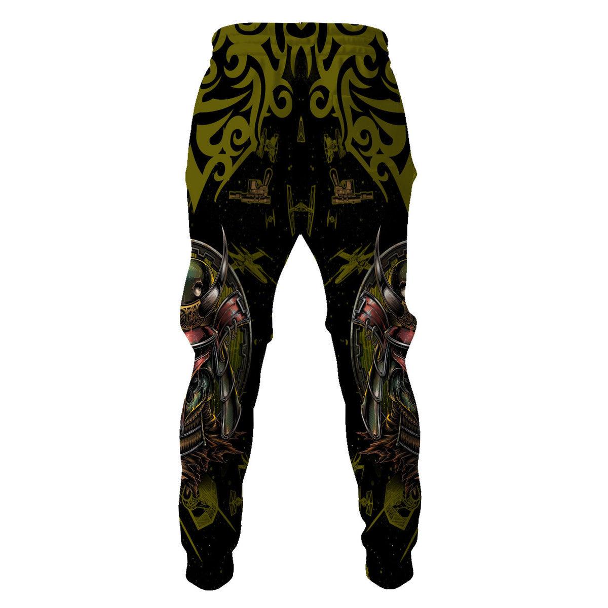 Boba Fet Samurai T-shirt Hoodie Sweatpants Apparel - Gearhomie.com